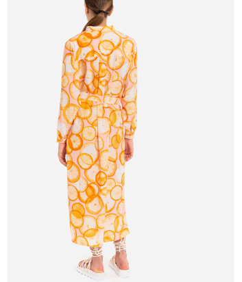 Платье-халат ICE PLAY H131 P505 принт \\"апельсин\\"