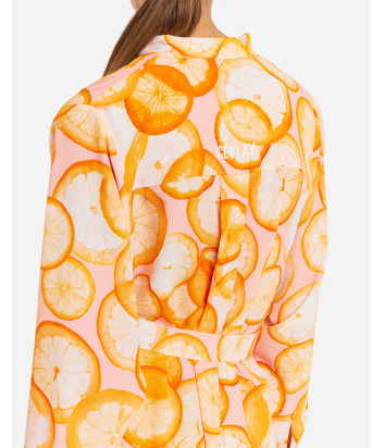 Платье-халат ICE PLAY H131 P505 принт \\"апельсин\\"