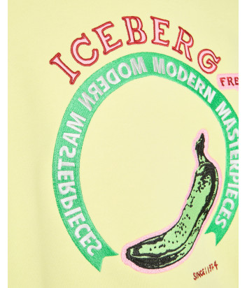 Желтый свитшот ICEBERG E131 6306 с вышитым бананом