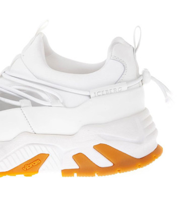 Кожаные кроссовки ICEBERG 22EID190602 белые