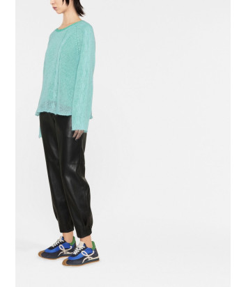 Джемпер TWINSET 222TP3192 с фактурной вязкой зеленый