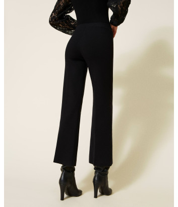 Трикотажный костюм TWINSET 222TP3327-222TP3323 кардиган и брюки черный