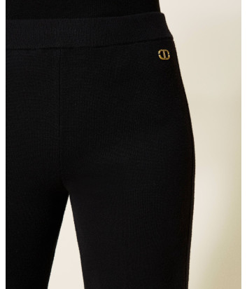 Трикотажный костюм TWINSET 222TP3327-222TP3323 кардиган и брюки черный