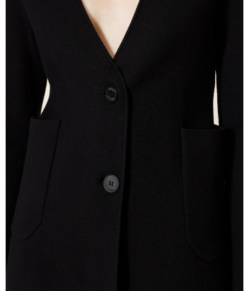 Трикотажный костюм TWINSET 222TP3327-222TP3323 кардиган и брюки черный