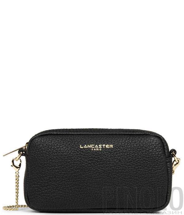 Сумка через плечо LANCASTER Studio Mimi 222-29 в зернистой коже черная