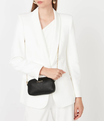 Сумка через плечо LANCASTER Studio Mimi 222-29 в зернистой коже черная