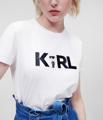 Футболка KARL LAGERFELD 230W1706 белая