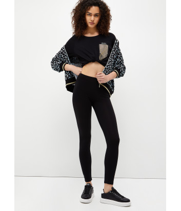 Футболка LIU JO TA3091 J5923 черная с декором