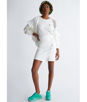 Толстовка LIU JO TA3229 J6595 с логотипом белая