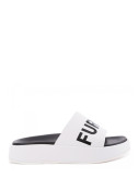 Шлепанцы из полимера FURLA YE20REA-BX0766 белые с логотипом