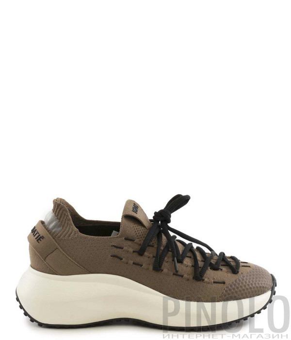 Текстильные кроссовки VIC MATIE 5C1104D коричневые