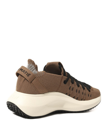 Текстильные кроссовки VIC MATIE 5C1104D коричневые