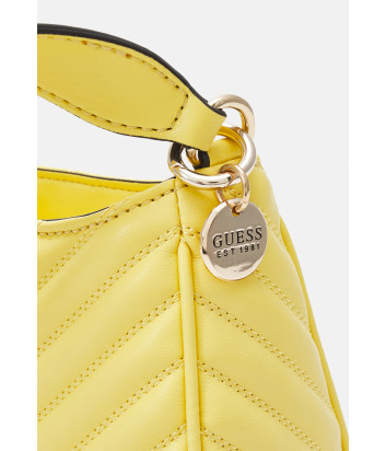 Сумка на плечо GUESS Keillah HWQG8690180 со стеганной текстурой желтая