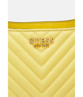 Сумка на плечо GUESS Keillah HWQG8690180 со стеганной текстурой желтая