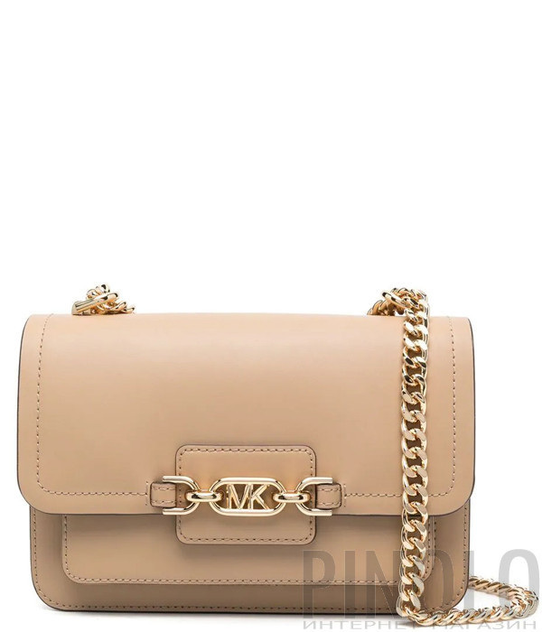 Сумка на цепочке MICHAEL KORS Heather 30S2G7HL3L в гладкой коже бежевая