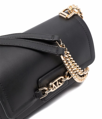 Сумка на цепочке MICHAEL KORS Heather XS 32S2G7HC0L в гладкой коже черная