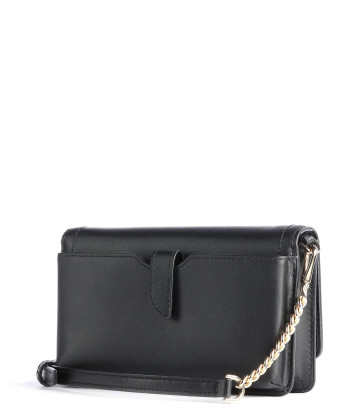 Маленькая сумочка на цепочке MICHAEL KORS Heather 32F2G7HC1L в гладкой коже черная