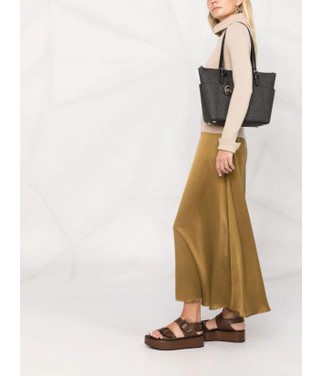 Сумка-шоппер MICHAEL KORS Jet Set Logo 30S0STTT1B с фирменным принтом черная