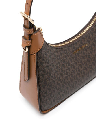 Сумка MICHAEL KORS Wilma Medium Logo 32R3G3WN6B с фирменным принтом коричневая