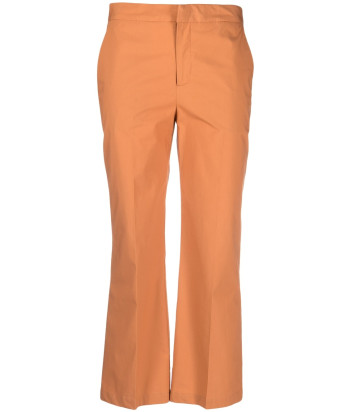 Укороченные брюки TWINSET 231TT2049 прямого кроя рыжие