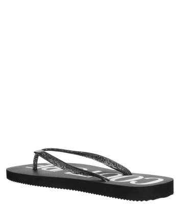 Вьетнамки VERSACE Jeans Couture 74VA3SQ7 черные с логотипом