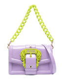 Сумка через плечо VERSACE Jeans Couture 74VA4BFCZS582 с пряжкой в ​​стиле барокко
