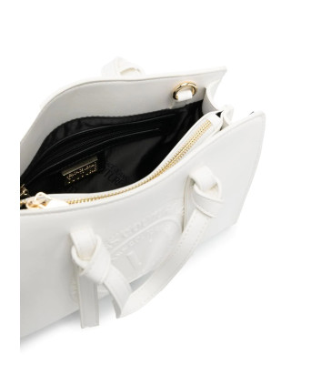 Сумка-тоут VERSACE Jeans Couture 74VA4BV3ZS412 с тисненым логотипом белая