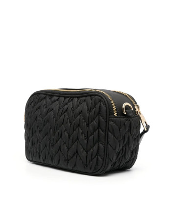 Сумка через плечо VERSACE Jeans Couture 74VA4BO6ZS584 с бляшкой с логотипом черная