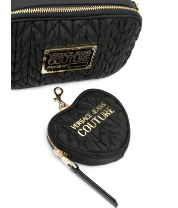 Сумка через плечо VERSACE Jeans Couture 74VA4BO6ZS584 с бляшкой с логотипом черная