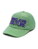 Бейсболка VERSACE Jeans Couture 74VAZK28 с вышитым логотипом зеленая
