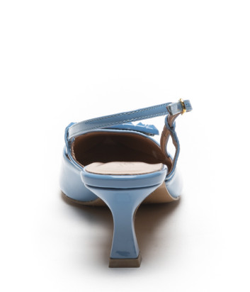 Лаковые босоножки BIANCA DI 448 синие