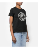 Футболка KARL LAGERFELD 231W1712 с логотипом черная
