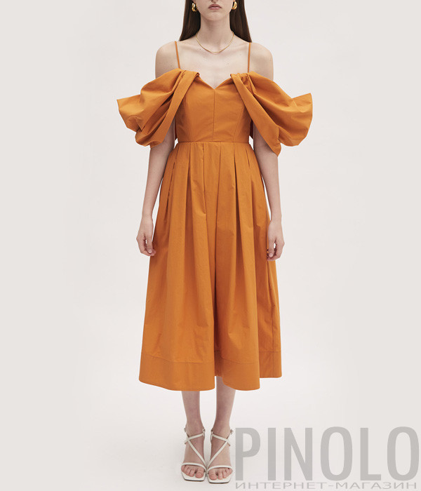 Платье MEIMEIJ M3EA46 терракотовое