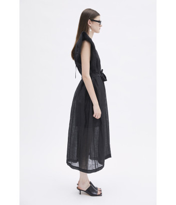 Льняное платье MEIMEIJ M3EL03 черное