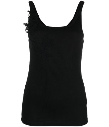 Топ с вышивкой ERMANNO FIRENZE D42EL 005 EK0 черный