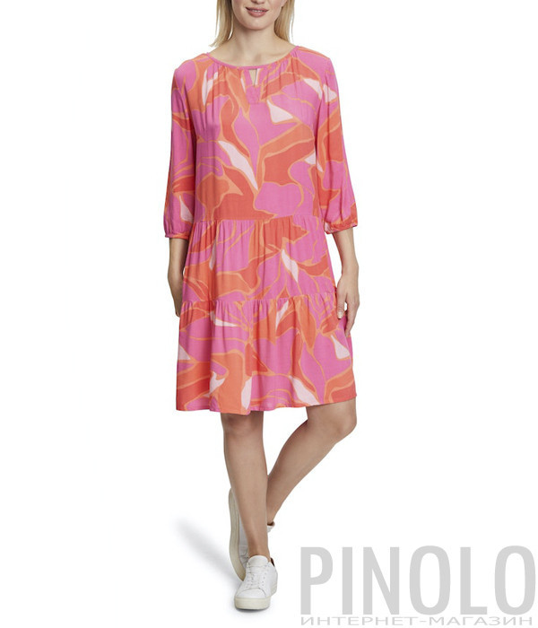 Платье BETTY BARCLAY 1334 1831 коралловый принт