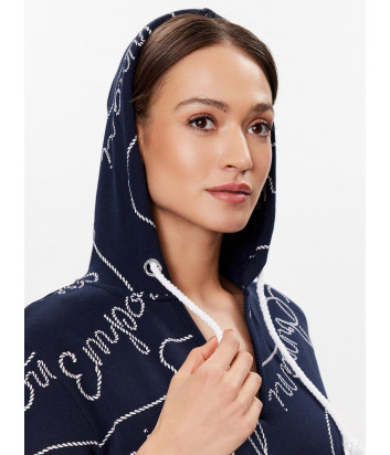 Платье EMPORIO ARMANI 262726 3R320 синее с принтом