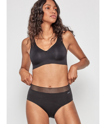 Трусики с завышенной талией GISELA Undies 10236 для использования в критические дни черные