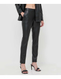 Брюки TWINSET 232TP2905 из эко-кожи черные