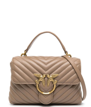 Сумка в стьобаній шкірі PINKO Love Lady Puff Mini 100044 A0GK бежева