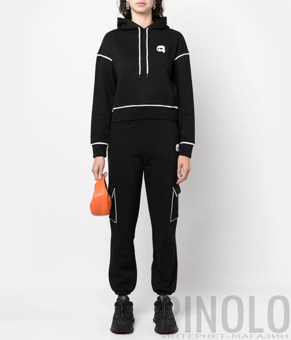 Трикотажный костюм KARL LAGERFELD 235W1816-235W1050 черный
