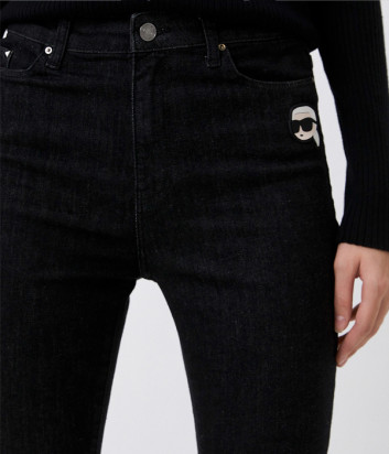 Джинсы KARL LAGERFELD 230W1110 черные