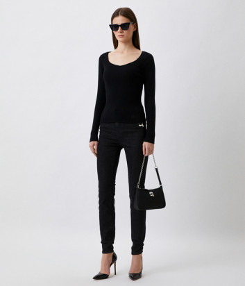 Джинсы KARL LAGERFELD 230W1110 черные