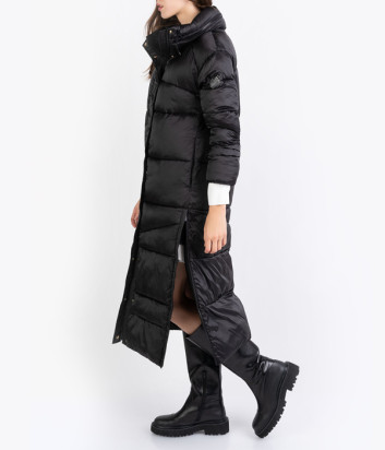 Длинный стеганный пуховик PINKO 101754 A157 черный