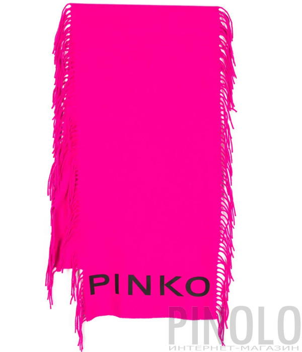 Шарф PINKO 101680 A0MC с логотипом цвета фуксии