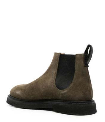 Замшевые ботинки PREMIATA 32118 цвета хаки