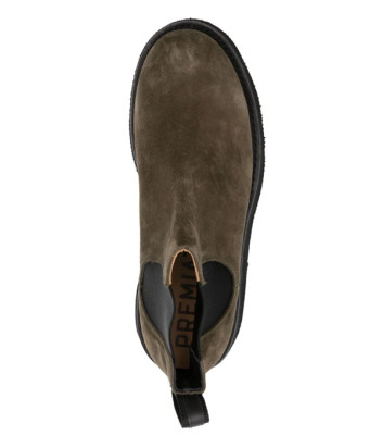 Замшевые ботинки PREMIATA 32118 цвета хаки