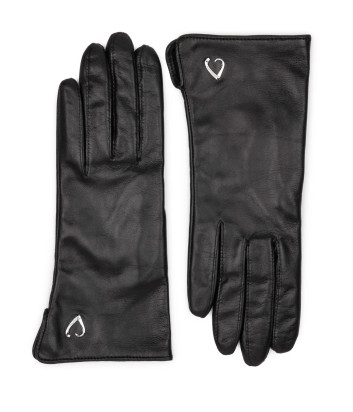 Кожаные перчатки LANCASTER 630-01 черные