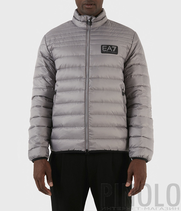 Пуховик EA7 EMPORIO ARMANI 6RPB14 PN5ZZ серый