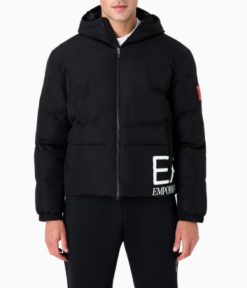 Утепленная куртка EA7 EMPORIO ARMANI 6RPB32 PNEFZ черная
